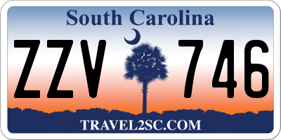 SC license plate ZZV746