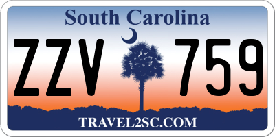 SC license plate ZZV759