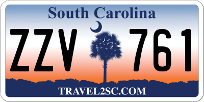 SC license plate ZZV761