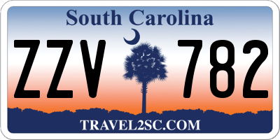 SC license plate ZZV782