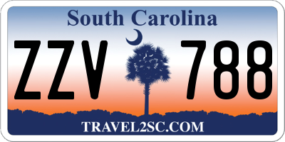 SC license plate ZZV788