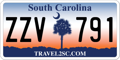 SC license plate ZZV791
