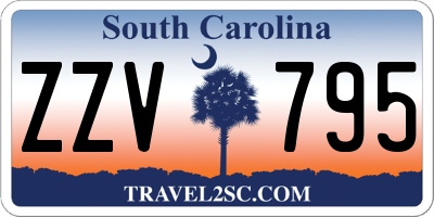 SC license plate ZZV795
