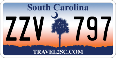 SC license plate ZZV797