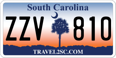 SC license plate ZZV810