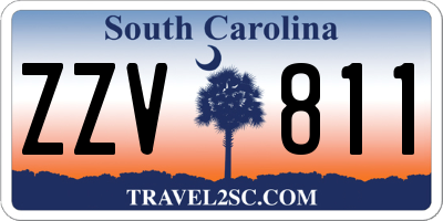 SC license plate ZZV811