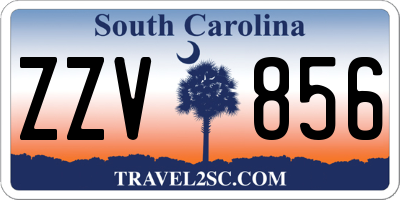 SC license plate ZZV856