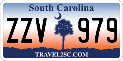 SC license plate ZZV979