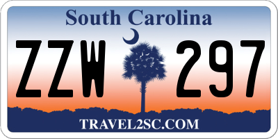 SC license plate ZZW297