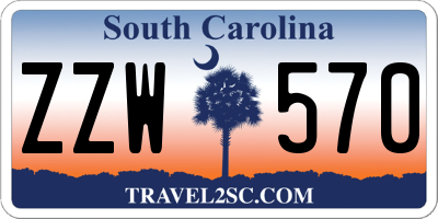 SC license plate ZZW570