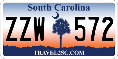 SC license plate ZZW572
