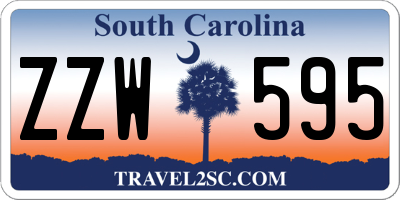 SC license plate ZZW595