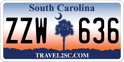 SC license plate ZZW636