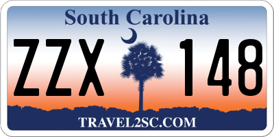 SC license plate ZZX148