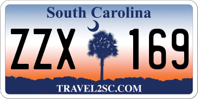 SC license plate ZZX169