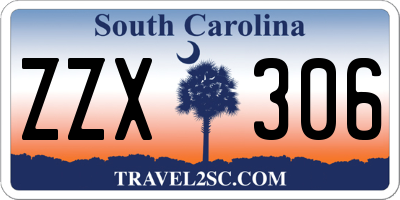 SC license plate ZZX306