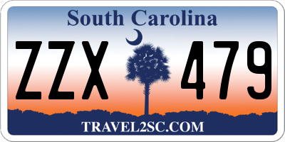 SC license plate ZZX479