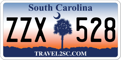 SC license plate ZZX528