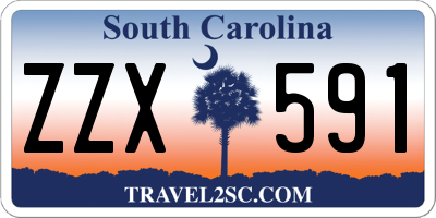 SC license plate ZZX591