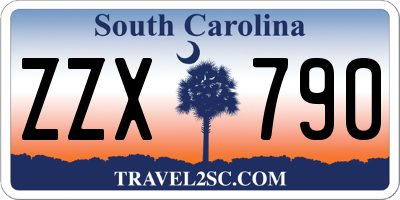 SC license plate ZZX790