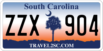 SC license plate ZZX904