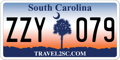 SC license plate ZZY079