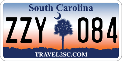 SC license plate ZZY084