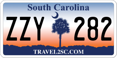 SC license plate ZZY282
