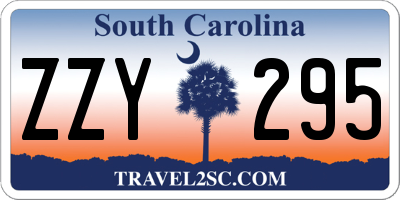 SC license plate ZZY295