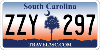 SC license plate ZZY297