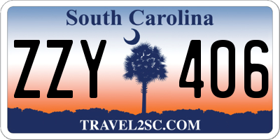SC license plate ZZY406