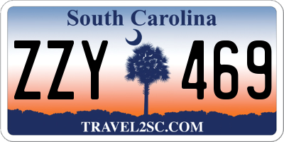 SC license plate ZZY469