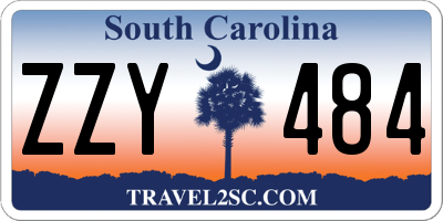 SC license plate ZZY484