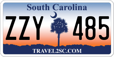 SC license plate ZZY485