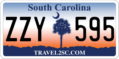 SC license plate ZZY595