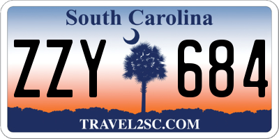SC license plate ZZY684