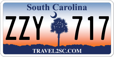 SC license plate ZZY717