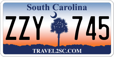 SC license plate ZZY745