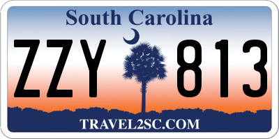 SC license plate ZZY813