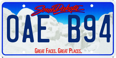 SD license plate 0AEB94