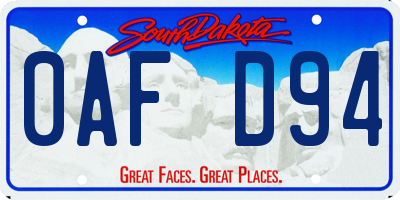 SD license plate 0AFD94