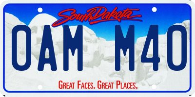 SD license plate 0AMM40