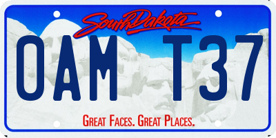 SD license plate 0AMT37