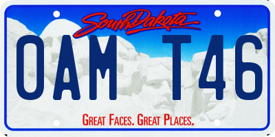 SD license plate 0AMT46