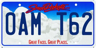 SD license plate 0AMT62