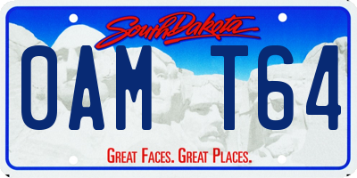 SD license plate 0AMT64