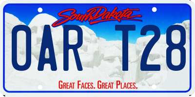 SD license plate 0ART28