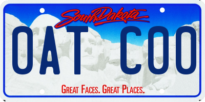 SD license plate 0ATC00