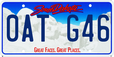 SD license plate 0ATG46