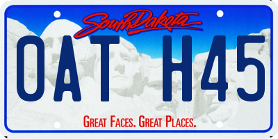 SD license plate 0ATH45